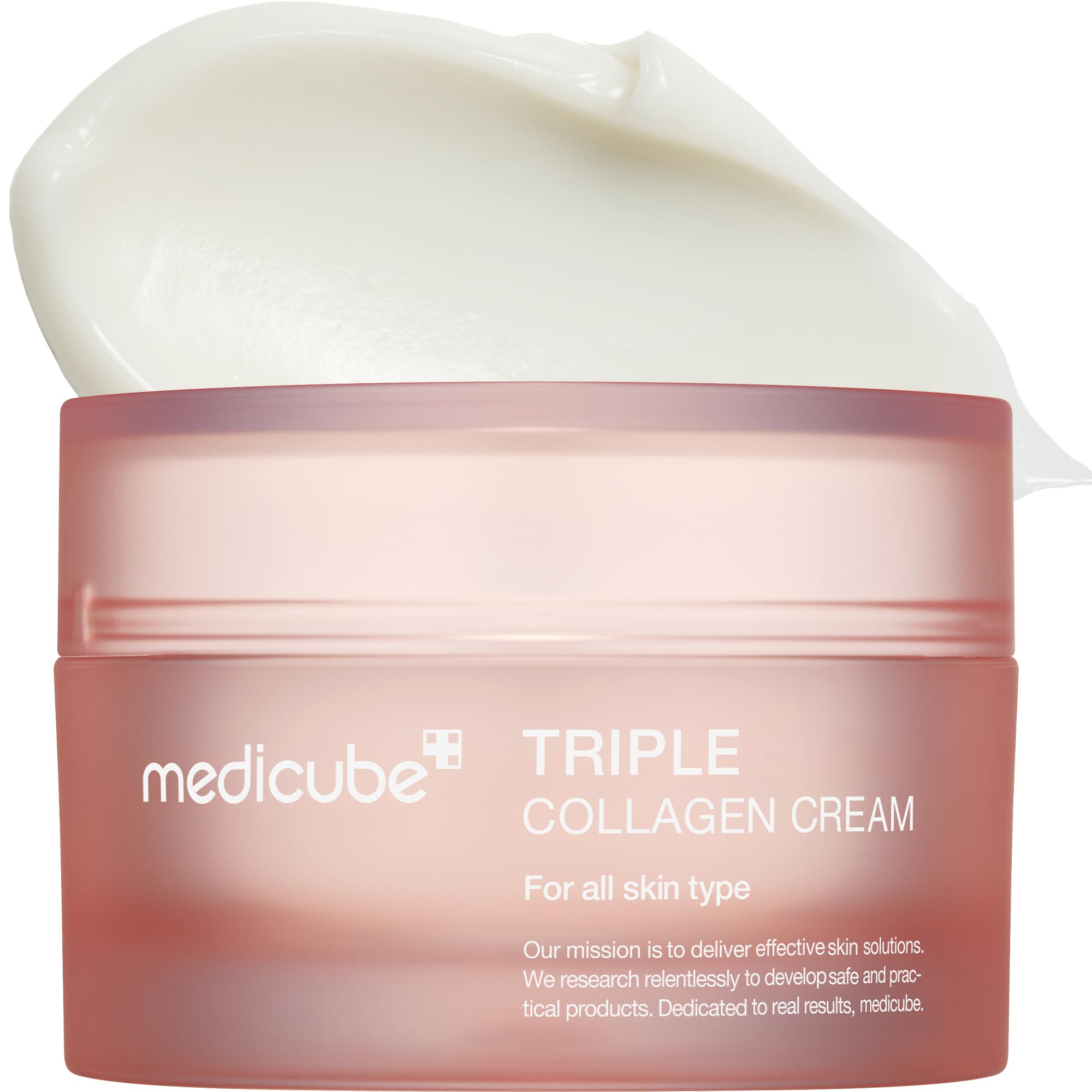 Crème au Triple Collagène Medicube - Hydratant Raffermissant à l'Acide Hyaluronique, Élastine Premium et Beurre de Karité - Soin des Rides et Booste l'Élasticité - Soin de la peau coréen 50 ml