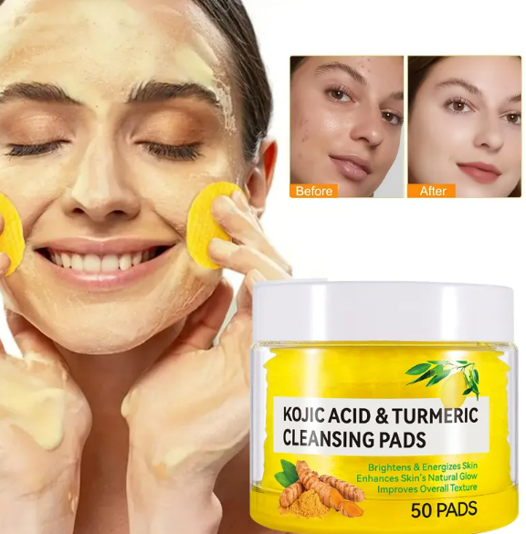 Tissu de Coton Turmeric Kojic