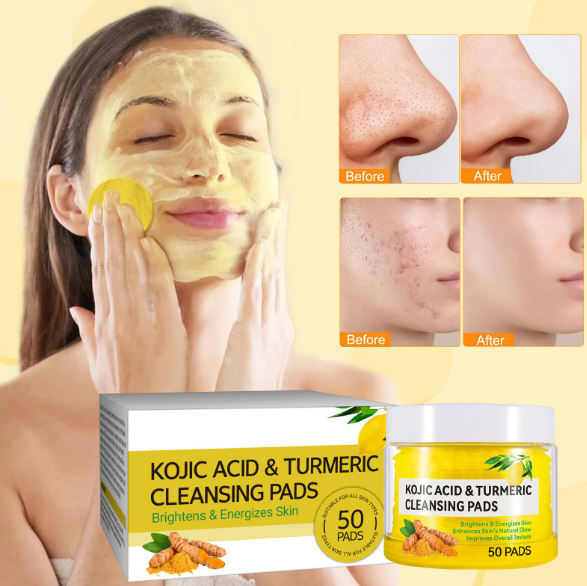Tissu de Coton Turmeric Kojic