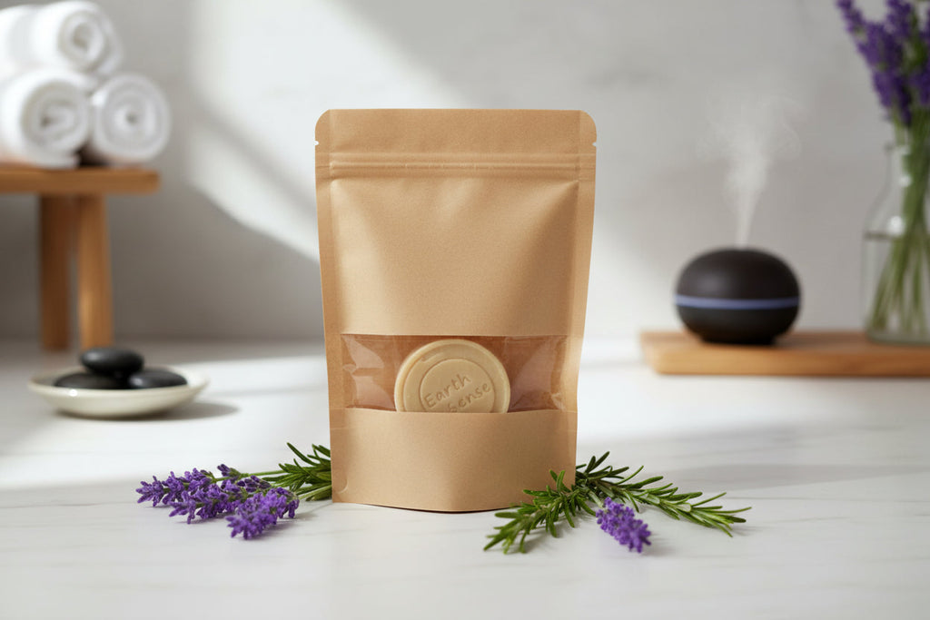 Organic Certified Balancing Solid Shampoo - Jasmine - Normal & all Hair Types 60g